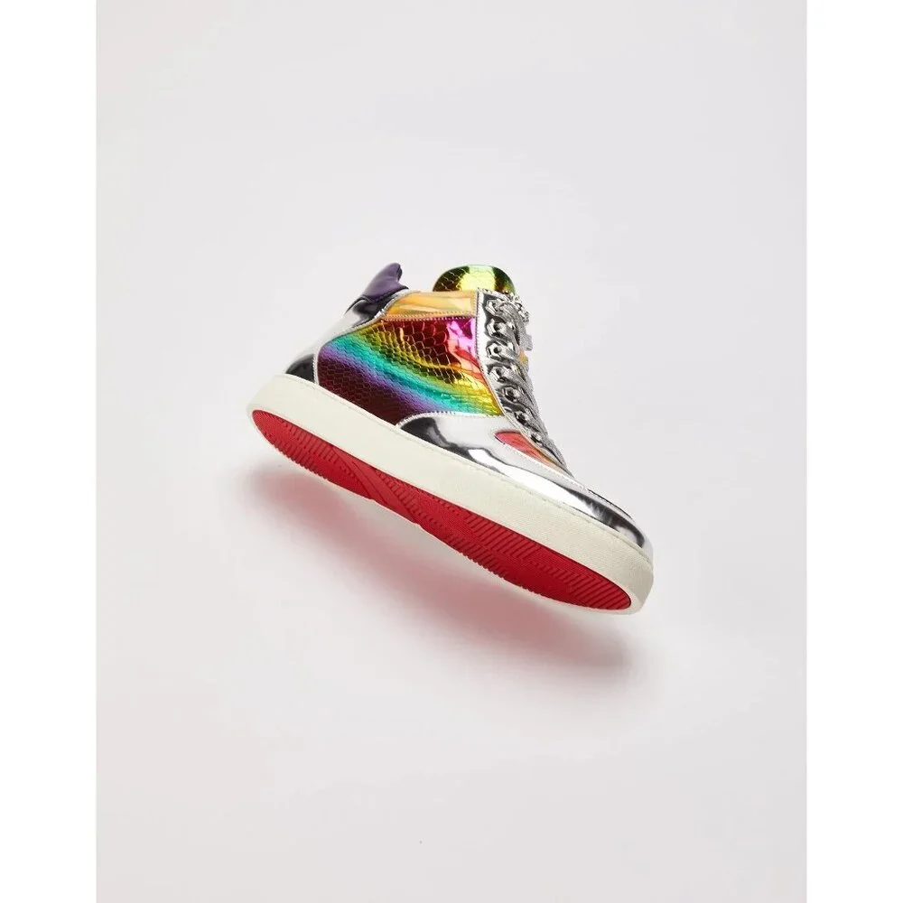 Aurelio‎ Garcia Encore Snake Hi Top Sneakers in US Size 9 New in Factory Box